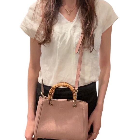 Gucci Brown Satchel with Bamboo Handles - Picture 11 of 15